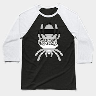 Tarantula Silhouette V123 (Horizontal) Baseball T-Shirt